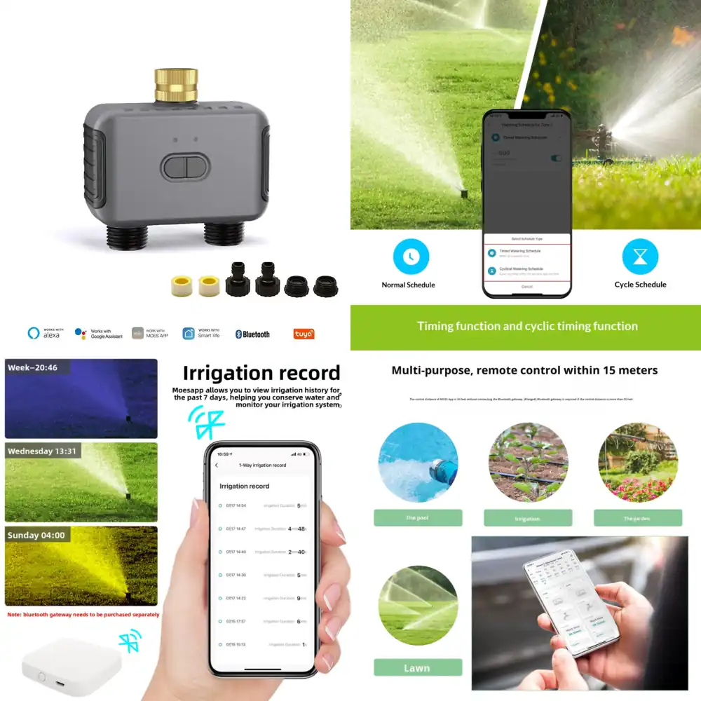 Smart Garden Valve - Qwinn 2026-Smart Home Garden 2-way Irrigation