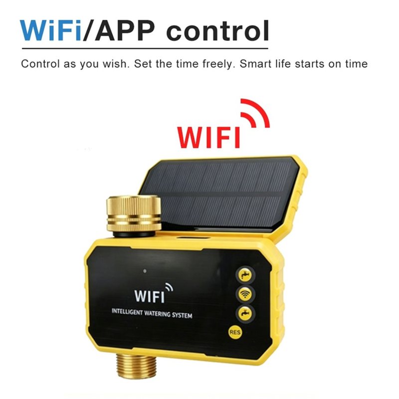 AA84 WIFI Solar Irrigation Tim - đánh giá và giá Smart Garden Tap