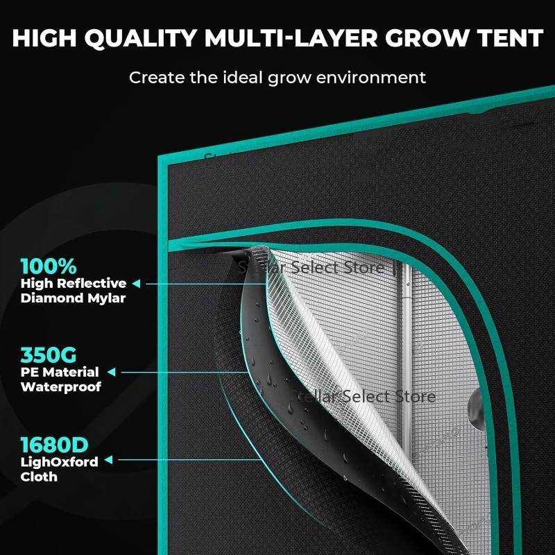 Large Indoor Greenhouse Kit Co - đánh giá và giá Grow Tent Complete Kit