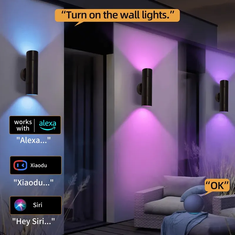 Durable Brass Outdoor LED Wall - đánh giá và giá Smart Garden