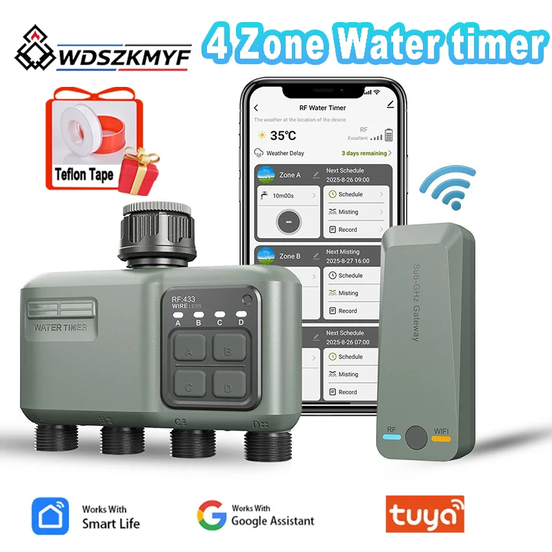 Plant Self Watering System WiF - đánh giá và giá Smart Garden Valve