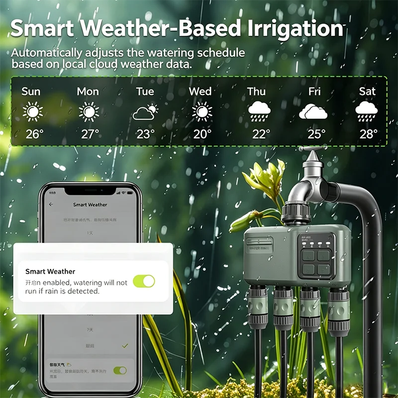 Plant Self Watering System WiF - đánh giá và giá Smart Garden Valve