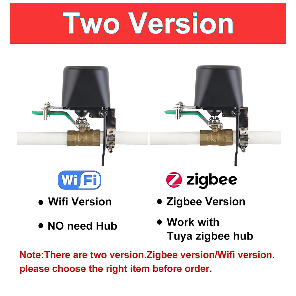 Tuya Zigbee or Wifi Water Valv - đánh giá và giá Smart Garden Valve