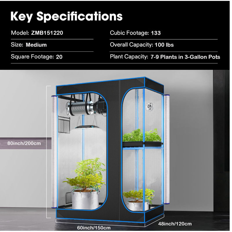C3 Greenhouse Indoor Grow Tent - đánh giá và giá Grow Tent Complete Kit