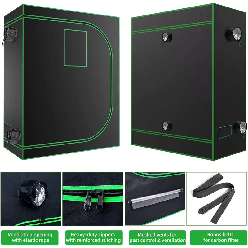 ROHE 100x100x200cm Hydroponic  - đánh giá và giá Grow Tent Complete Kit