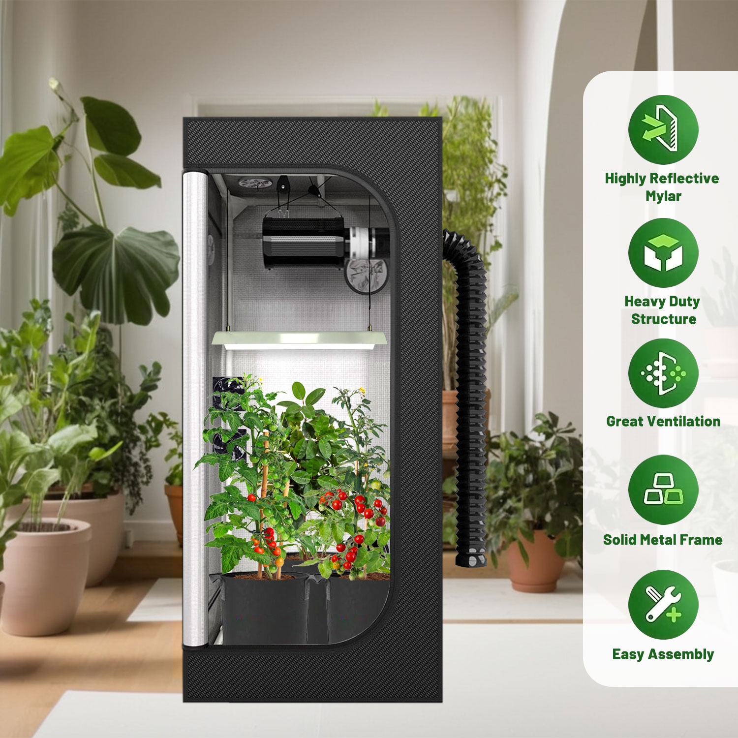 4x4 Grow Tent Complete Kit LED - đánh giá và giá Grow Tent Complete Kit