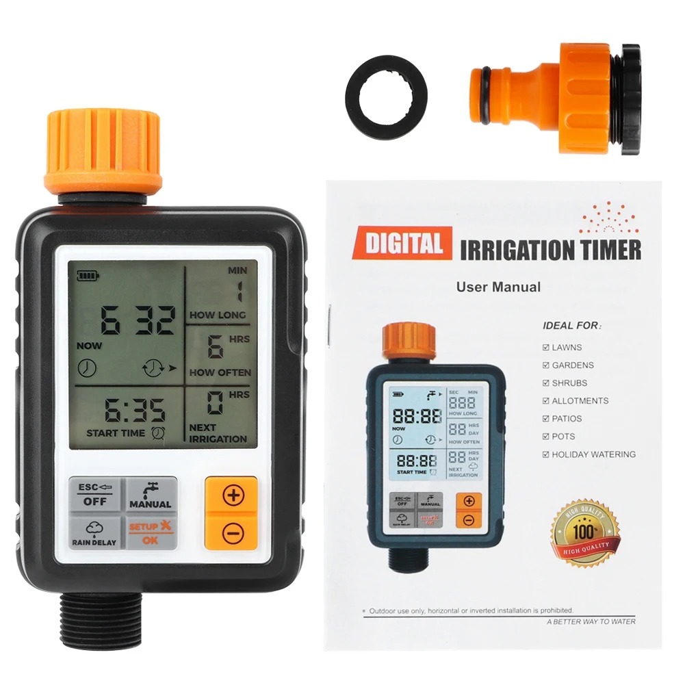 Electronic Garden Water Timer, - đánh giá và giá Smart Garden Water Timer