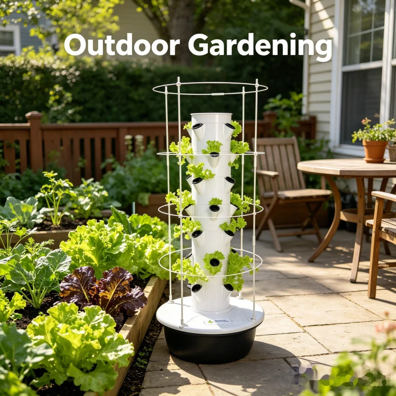 Smart Vertical Hydroponic Towe - đánh giá và giá Indoor Herb Garden Kit