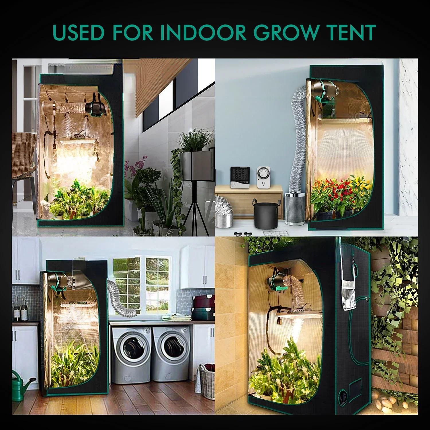 forHot sales Complete Induct F - đánh giá và giá Grow Tent Complete Kit