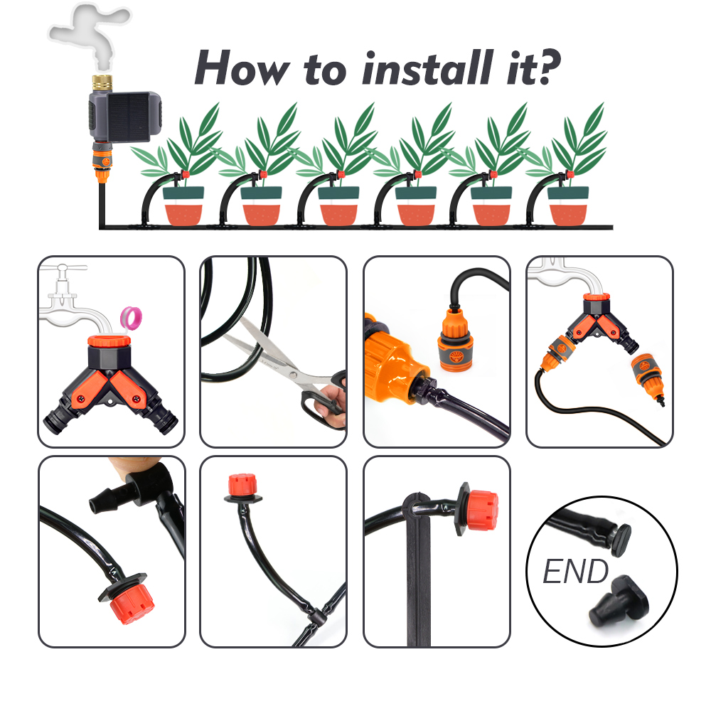 Smart App Remote Drip Irrigati - đánh giá và giá Smart Garden Water Timer