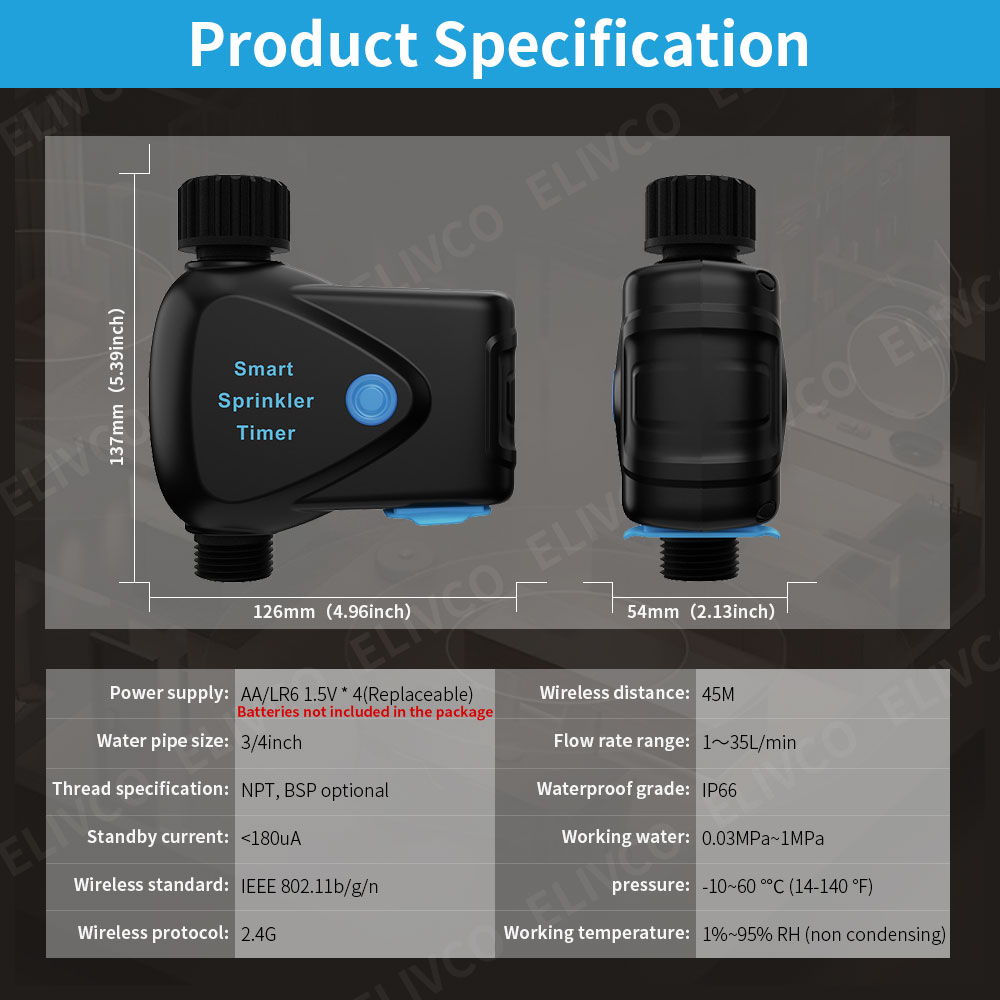 Tuya WiFi Smart Water Device w - đánh giá và giá Smart Garden Valve