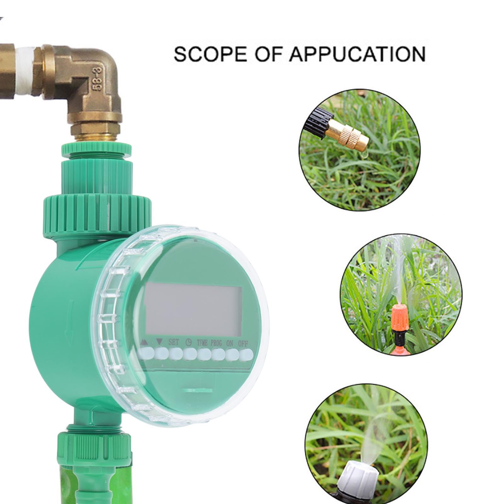 LCD Display Electronic Garden  - đánh giá và giá Smart Garden Valve