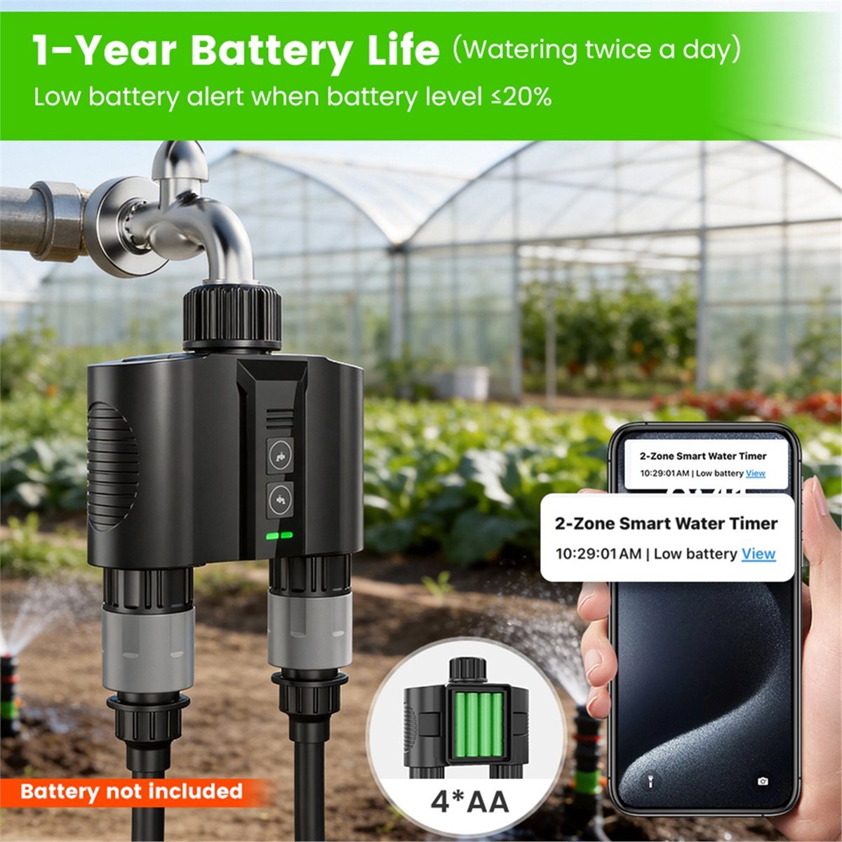 Y17A 1 Set WiFi Water Timer fo - đánh giá và giá Smart Garden
