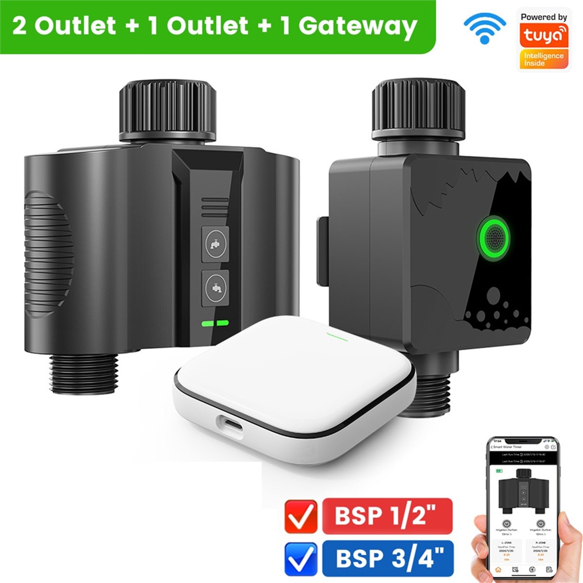 Y17A 1 Set WiFi Water Timer fo - đánh giá và giá Smart Garden