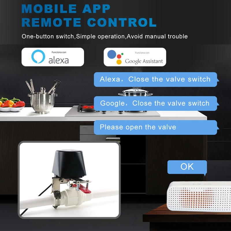 Tuya Smart Gas Valve WIFI Gard - đánh giá và giá Smart Garden Valve
