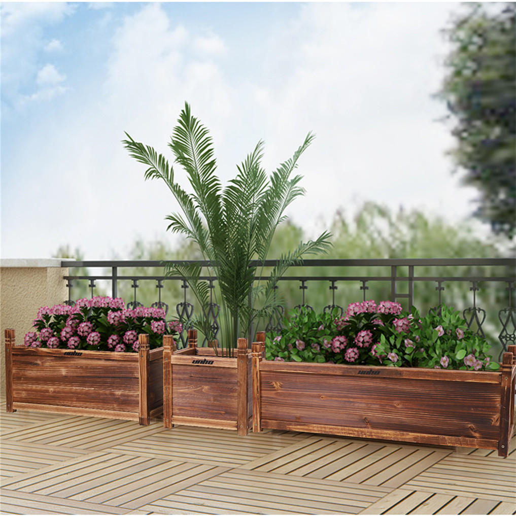 Wooden Raised Flower Bed Indoo - đánh giá và giá Indoor Herb Garden Kit